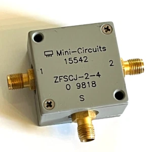 MINI-CIRCUITS  ZFSCJ-2-4  SMA  2 WAY  POWER SPLITTER / COMBINER  1000MHz  AE1W41 - Picture 1 of 5