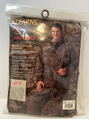 NWT STEARNS RAINGARD 20 RAINSUIT REALTREE JACKET PANTS MENS Medium (G1) - Image 1 of 4