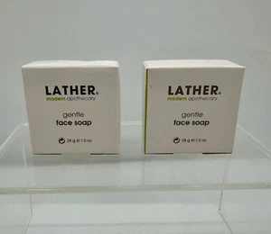 LATHER Modern Apothecary Gentle Face Soap 2 pack BOXED 25G/1.0 OZ ea - Picture 1 of 4