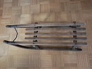 Alter DAVOS Holzschlitten, Super Zustand - Bild 1 von 7