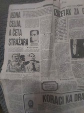 RUDOLF HESS  EX YU CLIPPINGS  1982 YEAR RARITY VINTAGE