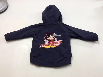 Walt Disney Niños Mickey Mouse Nylon Abrigo con Capucha Chaqueta Forrada Juvenil XXS Azul Foto 1 de 4