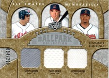 2009 Upper Deck Ballpark Collection Joe Mauer Francisco Liriano Michael Cuddyer