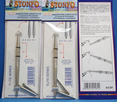 Stonfo Kopfknotenbinder 3 Köpfe  Art. 591 Elite Series Edelstahl CONICAL FINISH - Bild 1 von 2