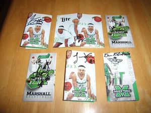 MARSHALL THUNDERING HERD BASKETBALL AUTOGRAMM LOT - DAN D'ANTONI, TAVION KINSEY+++ - Bild 1 von 7
