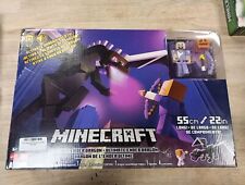 Mattel Minecraft Ultimate Ender Dragon Figure *22" Long* Lights, Sounds, Color*