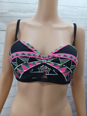 Coco Rave Underwire Bra Top Swimwear Swimsuit C Cup Size XL 38 - Image 1 of 4