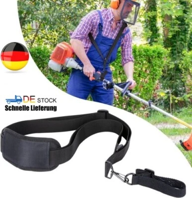 MARKENLOS Nylon Doppel Schultergurt Tragegurt für Motorsense Freischneider STIHL Trimmer