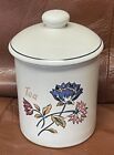 Vintage CAMARGUE Pottery Tea jar Pot Caddy The Boots Co 15cm Tall GREAT