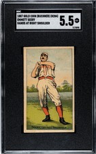 1887 Gold Coin (Buchner) (N284) Emmett Seery SGC 5.5