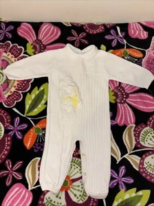 Baby Inc. Sweater One Piece Size 6 Months White Button Closure - Picture 1 of 7