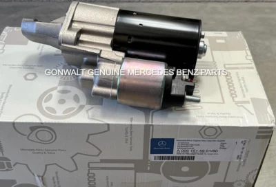 Mercedes Benz GL450 GLK350 C300 C350 SL550 G550 08-15 Starter Motor 006151590180 - Image 1 of 3