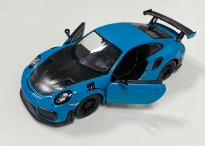 Welly Porsche 911 GT2 RS ,blau/schwarz Klassiker Sportwagen ca. 12,5 cm ,,NEU‘‘