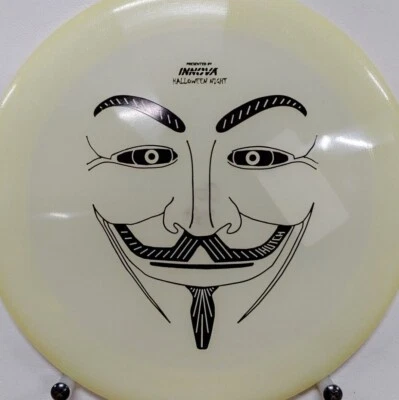 (1) New Innova Glow Champion Colossus Halloween Anonymous Stamp ***PICK WEIGHT - Image 1 of 2