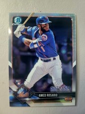 2018 Bowman Chrome National Convention Prism Refractor Amed Rosario RC Dodgers