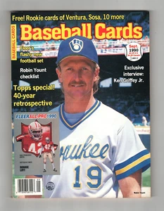 September 1990 Baseball Cards Magazine – Robin Yount Cover #M2018 - Picture 1 of 1