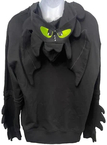 Universal Epic How Train Dragon Toothless Zipper Hoodie Hooded Sweatshirt XS - Picture 1 of 3