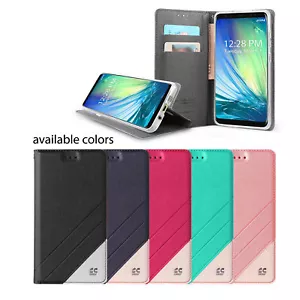 For Alcatel 7 / Revvl 2 Plus 6062 Folio Card Kickstand Flip Magnet Wallet Case - Picture 1 of 7