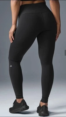 ALO Yoga Large High Waist Alosoft Leggings Black - Image 1 of 4