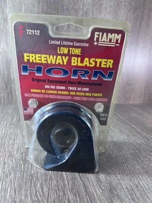 FIAMM 72112 Freeway Blaster Horn Low Tone - NEW Open Package -Works- USA Made - Image 1 of 2