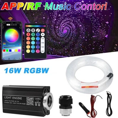 500PC HOME CAR HEADLINER STAR LIGHT KIT ROOF TWINKLE CEILING LIGHTS FIBER OPTIC - Image 1 of 4