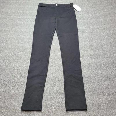 Calça Nordstrom Feminina 14 Preta Elástica Puxar Perna Reta Carreira Trabalho Nova - Imagem 1 de 4