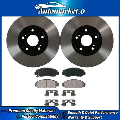 Juego de pastillas de freno de disco rotor de freno de disco delantero para Honda Accord 2003-2007 Foto 1 de 4