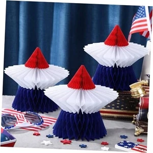 Fourluoo 6 Pieces Patriotic Table Centerpiece 4th of July Innovative Colors - Picture 1 of 7