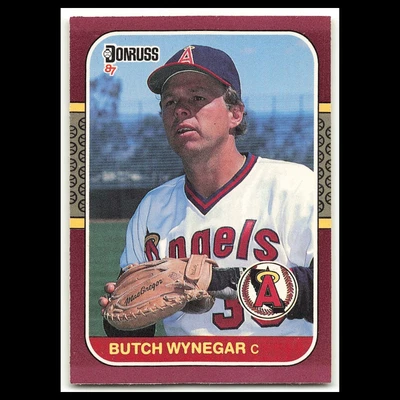 Butch Wynegar #6 1987 Donruss Opening Day California Angels Baseball Card MLB NM - Image 1 of 3