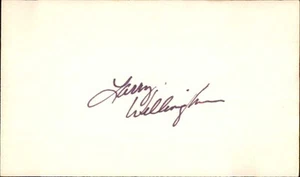 Larry Willingham Signed 3x5 Index Card Cut St. Louis Cardinals Autograph Den - Picture 1 of 1