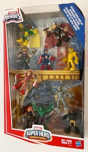 Playskool Heroes ULTIMATE SUPER HERO SET Marvel Super Hero Adventures Nuovo! MIP - Foto 1 di 4
