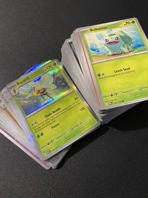 Pokemon 151 Part COMPLETE Base Set - All 153 Cards (Common, Uncommon & Holo) - Image 1 of 2