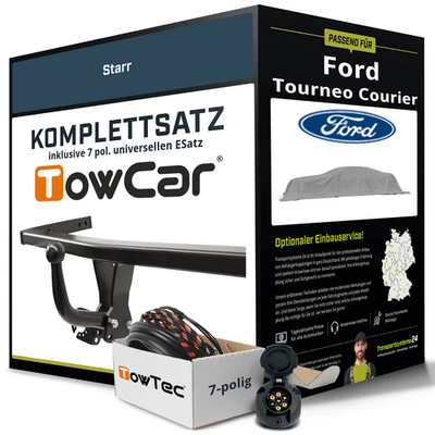 Für FORD Tourneo Courier Typ V769 Anhängerkupplung starr +eSatz 7pol uni 23- Kit - Bild 1 von 4