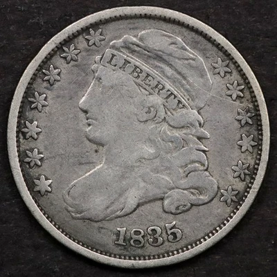 1835 10c Capped Bust Dime - VF - Image 1 of 2
