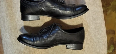 N.D.C. Oxfords con cordones de cuero negro para mujer talla US 8/EU 38 Foto 1 de 4