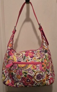 Vera Bradley Satchel Shoulder Bag Purse Clementine Vibrant Colorful  NWOT  - Picture 1 of 8