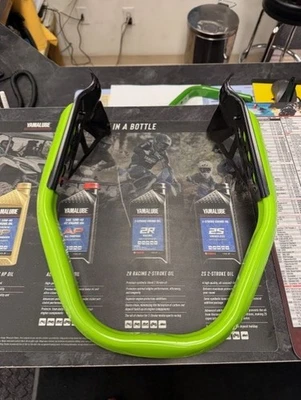 2017 - 2024 ARCTIC CAT ZR M 6000 8000 SNO PRO FRONT BUMPER OEM GREEN 2707-080 - Image 1 of 4