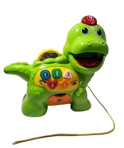 VTech Chomp and Count Dino Green - Picture 1 of 6
