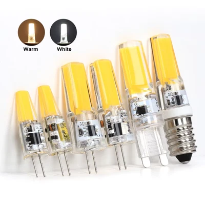 G4 LED COB Lamp E14 G9 12V 220V Dimmable 6W 9W COB LED Bulb Lampada LED Lighting - Image 1 of 4