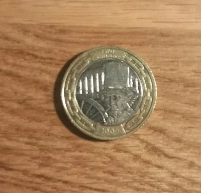 Isambard Kingdom Brunel 2006 £2 Coin Collectible Circulated. - Image 1 of 2