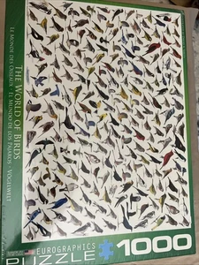 THE WORLD OF BIRDS ILLUSTRATED BY DAVID A SIBLEY 1000 PIECE JIGSAW PUZZLE NEW! - Picture 1 of 7