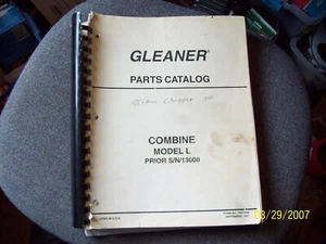 ALLIS CHALMERS PULITORE MIETITREBBIA LIBRO RICAMBI MODELLO SERIE L - Foto 1 di 4