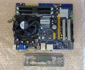 Foxconn PC G41MX-K LGA775 Mainboard + Q8400 Quad Core CPU + Kühler + 4GB Ram - Bild 1 von 6
