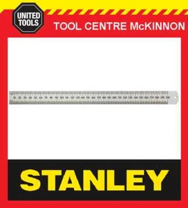 STANLEY RABONE 12” / 300mm STAINLESS STEEL DOUBLE SIDED METRIC & IMPERIAL RULE - Picture 1 of 2