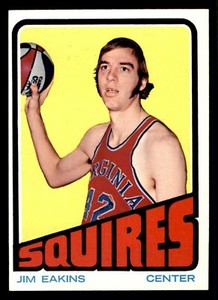 1972 Topps Basketball #213 Jim Eakins EX/MT *d10