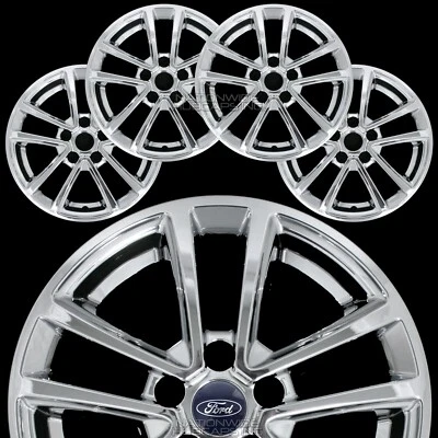 4 cubiertas de rueda cromadas para Ford Focus SE 16" cubiertas de llanta tapacubos para llantas de aleación Foto 1 de 4