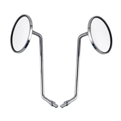 Left & Right View Mirrors Fits Honda CB200T CB550K XL100S XL125S CB400F CB650 - Image 1 of 4