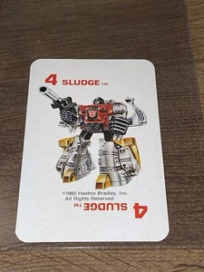 Vintage 1985 Hasbro ๐ฅ Transformers Card Game Playing Card RARE - Picture 1 of 2