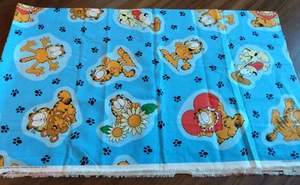 Vintage Garfield Cattitudes 5848 Spring Industries Cotton Fabric BTY OOP Rare - Picture 1 of 3
