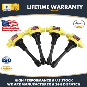 4pcs Ignition Coils For Nissan Altima Sentra Rogue Cube 2.5L Infiniti FX50 UF549 - Picture 1 of 12